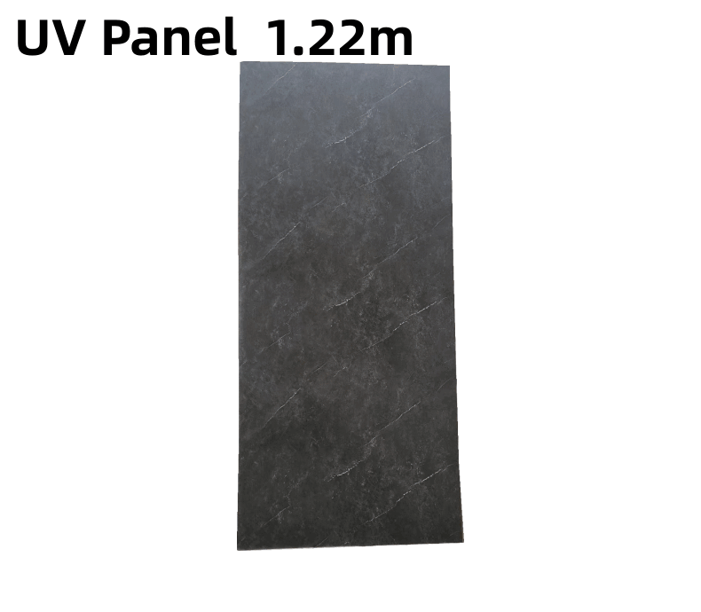 উচ্চ চকচকে 1220x2440mm 3mm ভুল PVC মার্বেল UV শীট